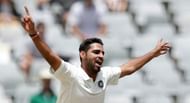 Bhuvneshwar had missed the entire Test series against England